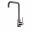 Grifo de cocina monomando Loira black gun metal de Imex